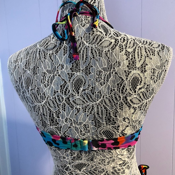 Rainbow animal print bikini set - Picture 7 of 7